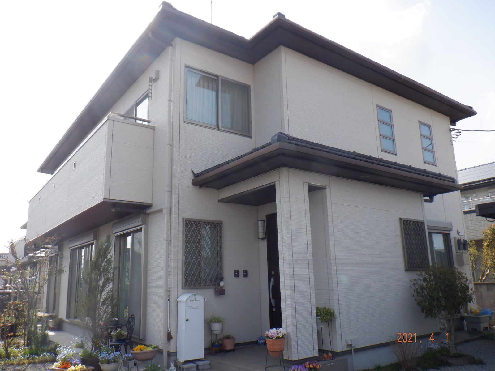 筑西市　H様邸 新築時のようなお色で仕上げました
