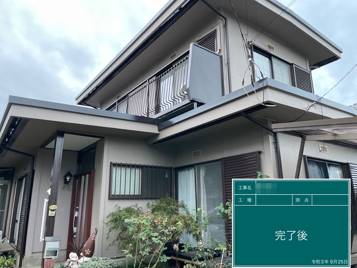 筑西市　K様邸 玄関ドアリフォームも同時施工で新築のよう