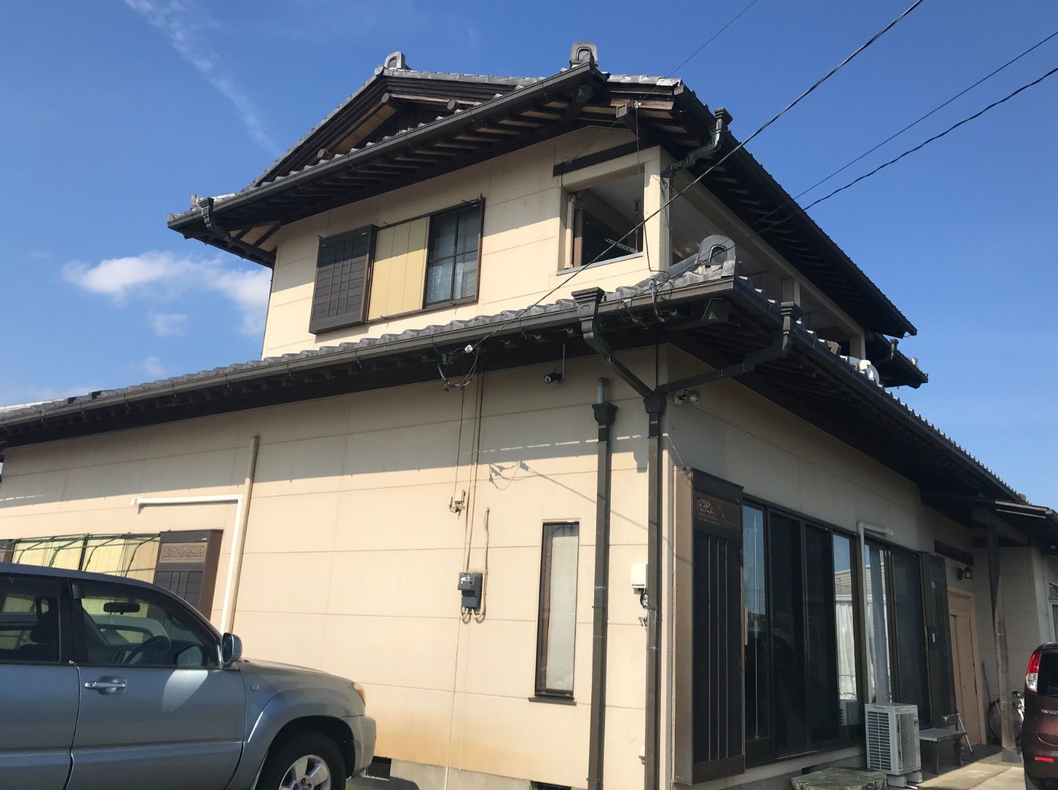 筑西市　H様邸 地震に備えた屋根漆喰工事（大棟耐震工法）及び外壁塗装