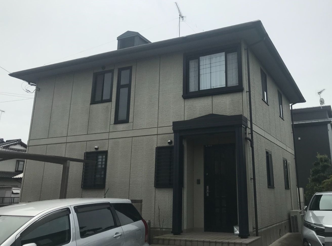 筑西市　H様邸 濃いめの色でイメージチェンジ